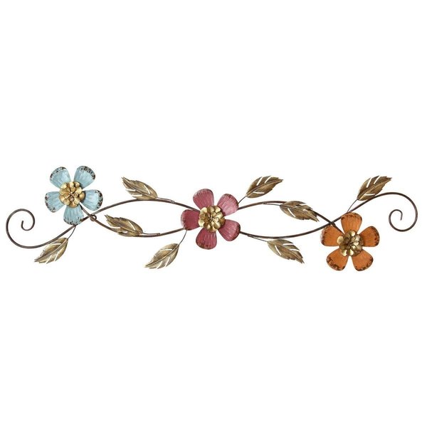 Home Roots Floral Scroll Wall DecorMulticolor 321075